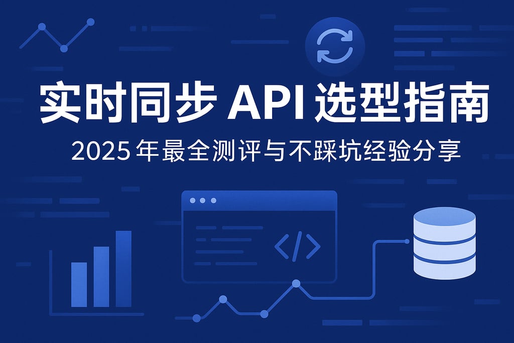 实时同步 api选型指南，2025年最全测评与不踩坑经验分享